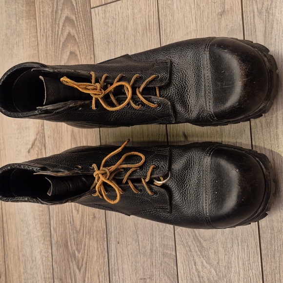 1950s British Military WW2 Era Leather Itshide Commando Sz 8 Mens Boots VTG RARE main image 7